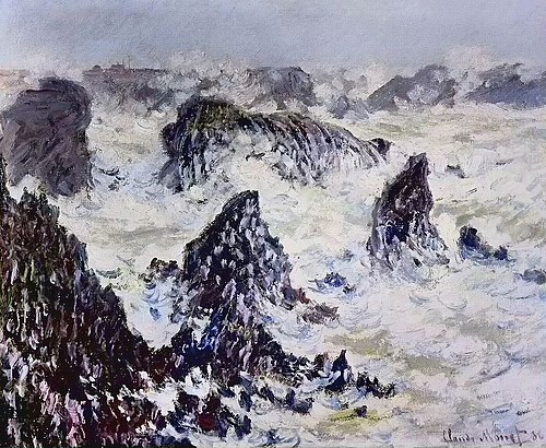 Les rochers de Belle-Île, 1886, Claude Monet