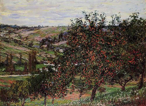 Pommiers près de Vétheuil, 1878, Claude Monet