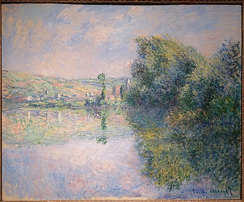 The Seine at Vétheuil, 1880, Claude Monet