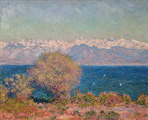 Vue du cap d'Antibes, 1888, Claude Monet