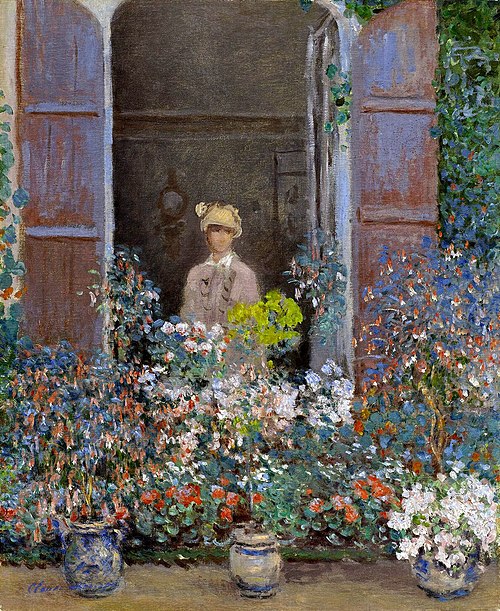 Camille at the Window, Argenteuil, 1873, Claude Monet