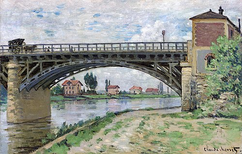 The Highway Bridge at Argenteuil, 1873, Claude Monet