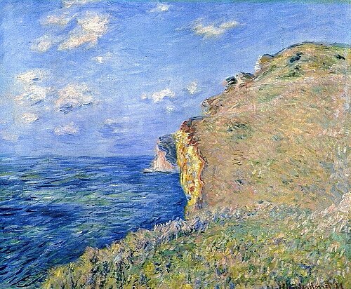 La falaise à Fécamp, 1881, Claude Monet