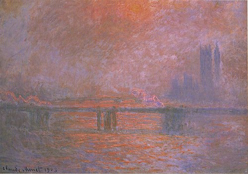 Le pont de Charing Cross, la Tamise, 1900, Claude Monet