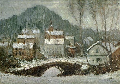 Village de Sandviken, 1895, Claude Monet
