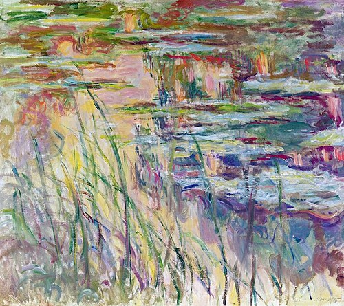 Nymphéas, reflets sur l'eau, 1907, Claude Monet