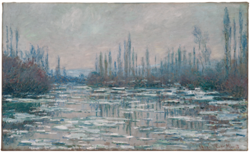 La débâcle, 1880, Claude Monet