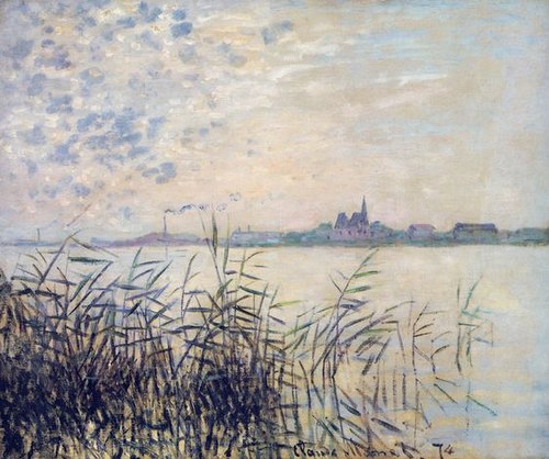 La Seine près d'Argenteuil, 1874, Claude Monet