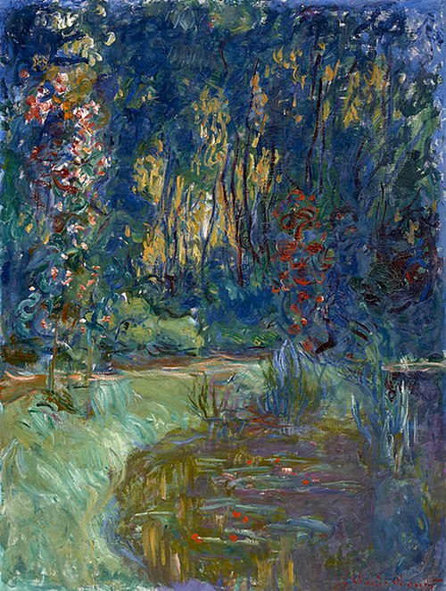 Coin de l'étang à Giverny, 1917, Claude Monet