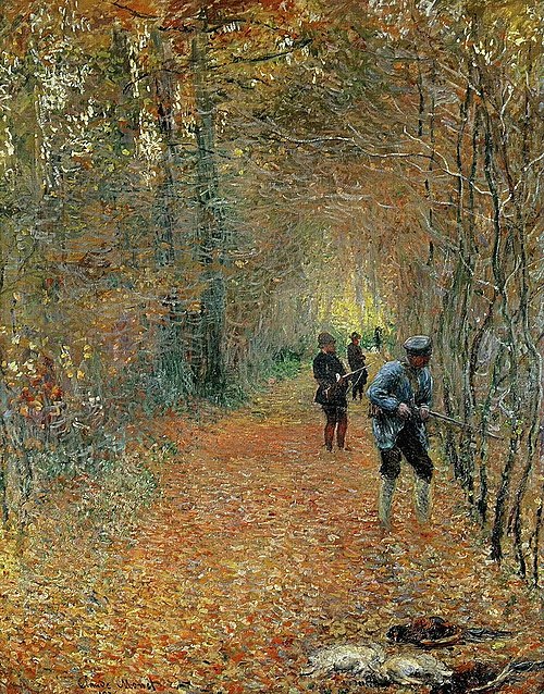 La chasse, 1876, Claude Monet