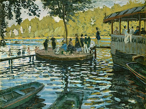 La Grenouillère, 1869, Claude Monet
