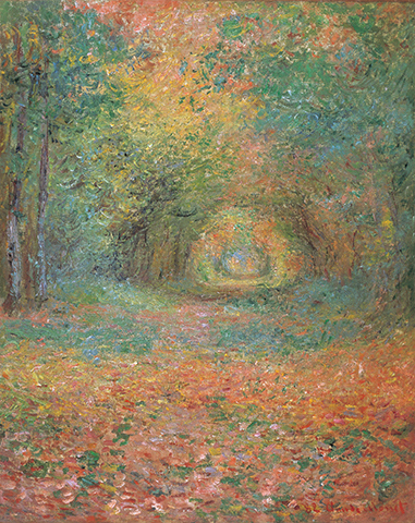 Sous-bois dans la forêt de Saint-Germain, 1882, Claude Monet