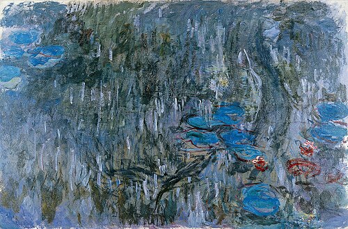 Nymphéas, reflets de saule, 1918, Claude Monet