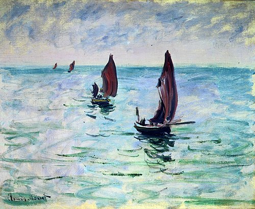 Bateaux de pêche, 1885, Claude Monet