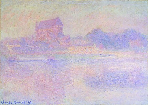 L'église de Vernon, brouillard, 1894, Claude Monet
