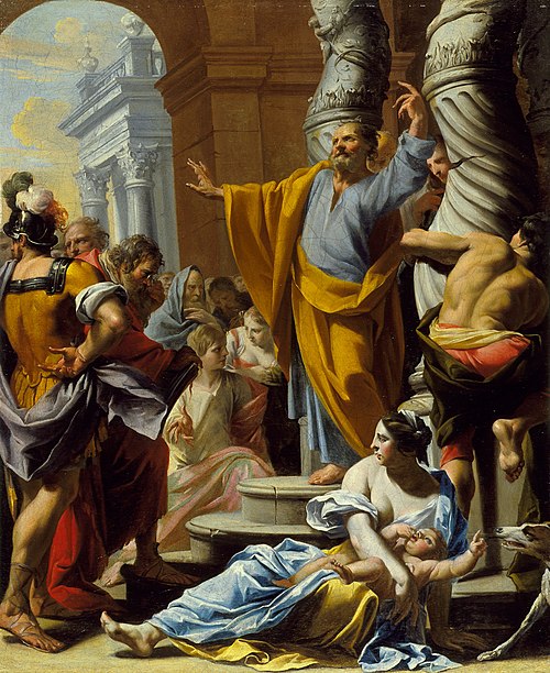 St. Peter Preaching in Jerusalem, 1642, Charles Poerson
