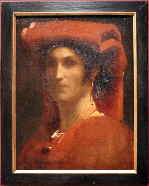 Portrait de Napolitaine, 1860, Charles Sellier