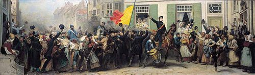 Arrivée de Charles Rogier et des volontaires liégeois à Bruxelles, 1880, Charles Soubre