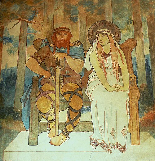 Adalrich and Bereswinda, 1900, Charles Spindler
