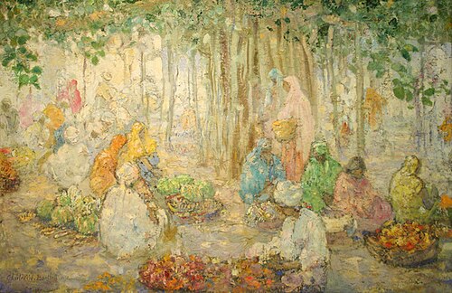 Under the Banyan Tree, 1931, Charles W. Bartlett