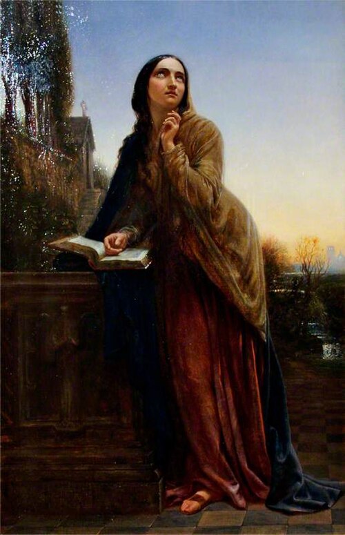 Il penseroso, 1848, Charles West Cope