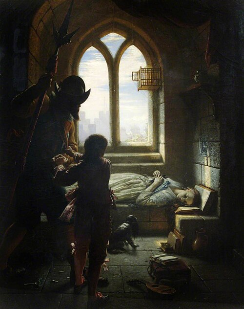 The Royal Prisoners, 1855, Charles West Cope