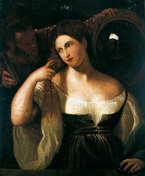 Young Woman at Her Toilet (after Titian), , Charles West Cope