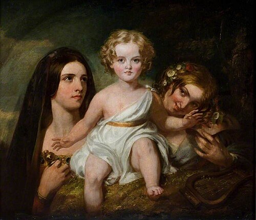 Genius between Tragedy and Comedy, , Charles West Cope