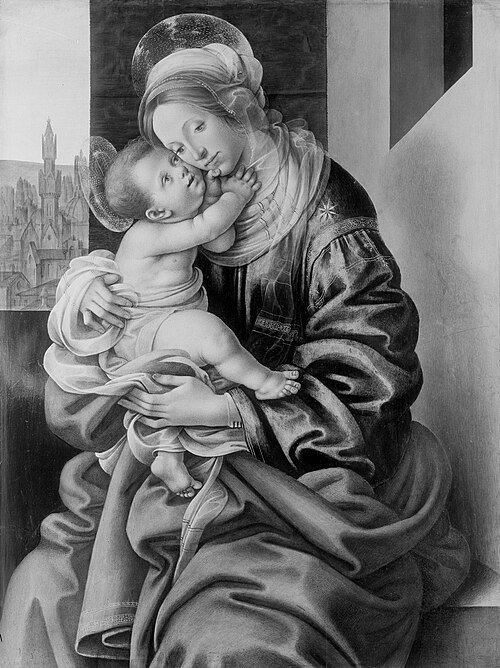 Mary with the Child, 1490, Filippino Lippi