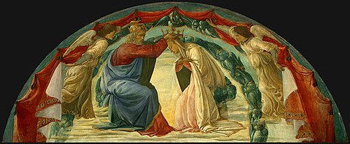 The Coronation of the Virgin, 1480, Filippino Lippi