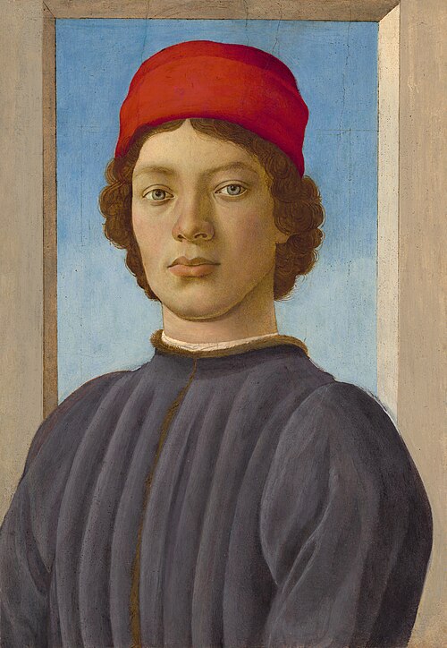 Portrait of a Youth, 1485, Filippino Lippi
