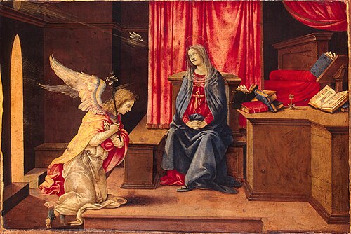 The Annunciation, 1494, Filippino Lippi