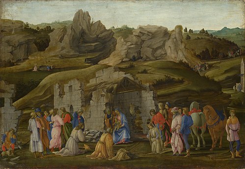 The Adoration of the Kings, 1480, Filippino Lippi
