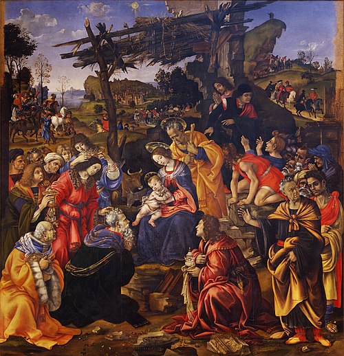 Adoration of the Magi, 1496, Filippino Lippi