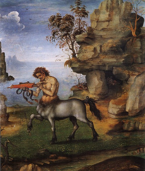 The Wounded Centaur (verso: the Birth of Venus?), 1485, Filippino Lippi