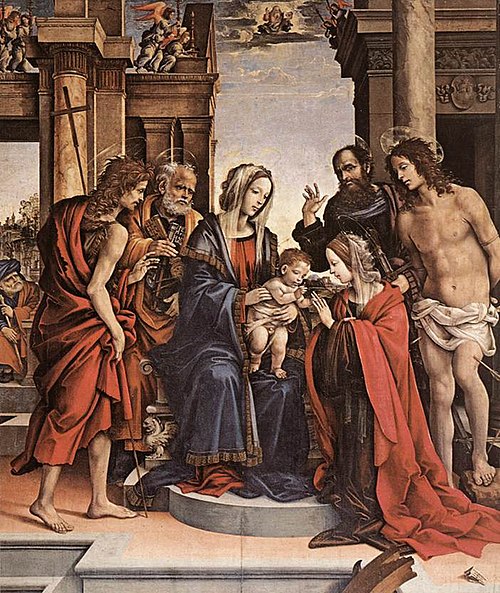 Mystic Marriage of Saint Catherine, 1503, Filippino Lippi
