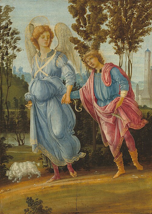 Tobias and the Angel, 1475, Filippino Lippi