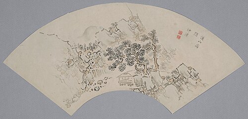 Lofty Recluse Amid Streams and Mountains, , Chikutō Nakabayashi