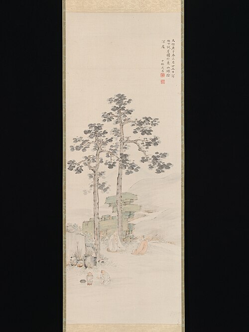 Sampling Tea beneath the Wu Trees, 1840, Chikutō Nakabayashi