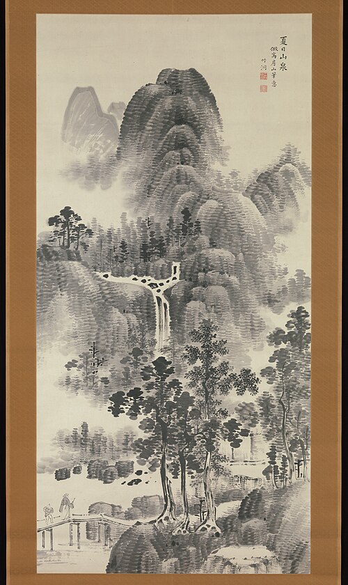 Mountain Stream on a Summer Day, 1826, Chikutō Nakabayashi