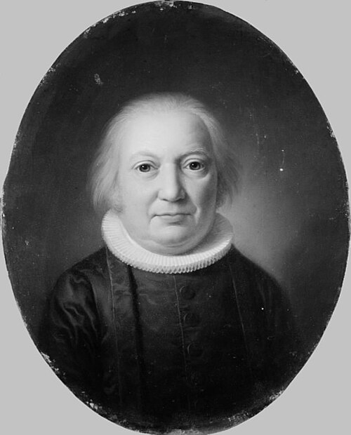 Amtsprovst Troels Smith, kunstnerens svigerfader, 1816, Christian Gotlieb Kratzenstein-Stub