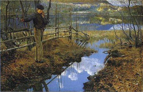 The Sallow Flute, 1889, Christian Skredsvig