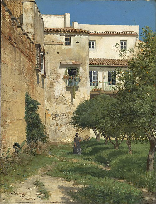 From Sevilla in Spain, 1882, Christian Skredsvig