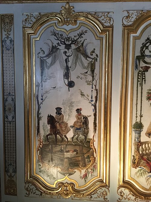 Scène de chasse avec des singes, 1735, Christophe Huet