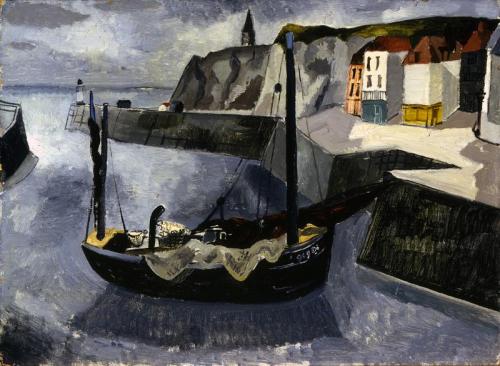 The Quay, Dieppe, 1929, Christopher Wood