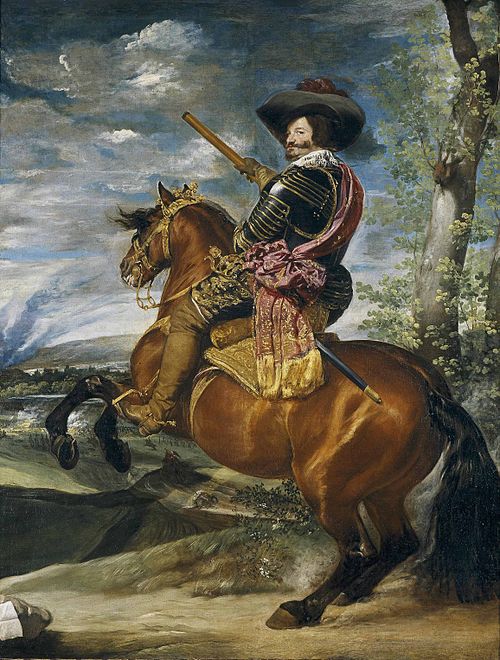 Gaspar de Guzmán, comte-duc d'Olivares, à cheval, 1636, Diego Vélasquez