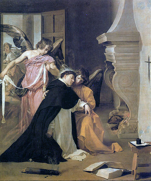 La Tentation de saint Thomas d’Aquin, 1632, Diego Vélasquez