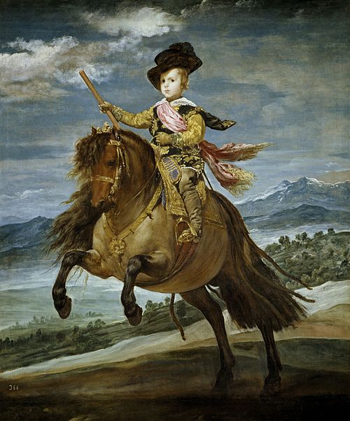 Le Prince Balthazar Carlos à cheval, 1634, Diego Vélasquez