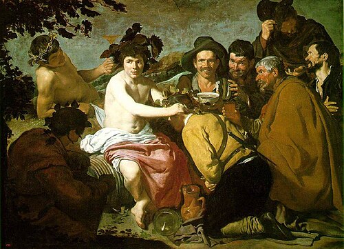 Bacchus, , Diego Vélasquez