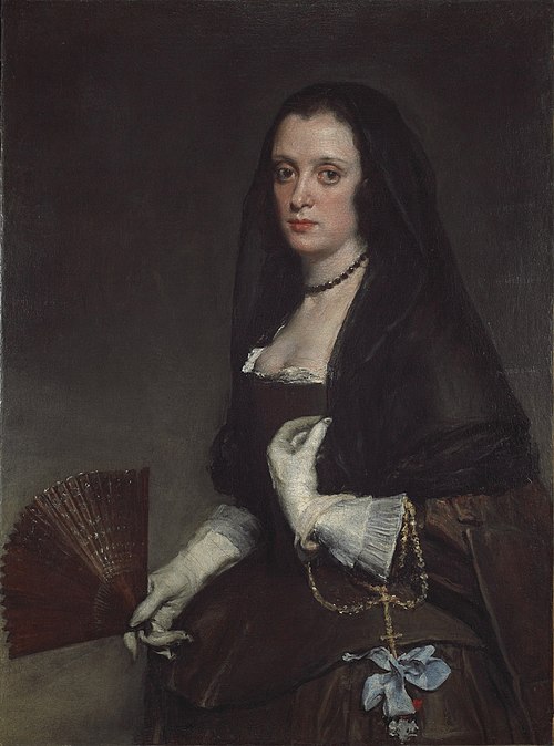La Dame à l'éventail, 1637, Diego Vélasquez